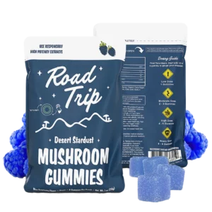 Desert Stardust Mushroom Gummies - Blue Raspberry