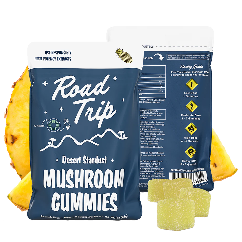 Road Trip Desert Stardust Mushroom Gummies Collection