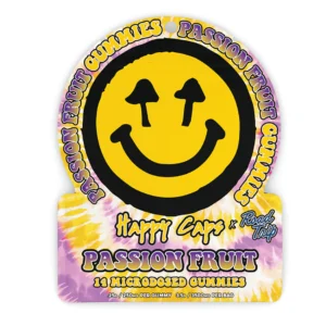 Happy Caps® x Road Trip - MICRODOSED Gummies + Functional Mushrooms - Passion Fruit